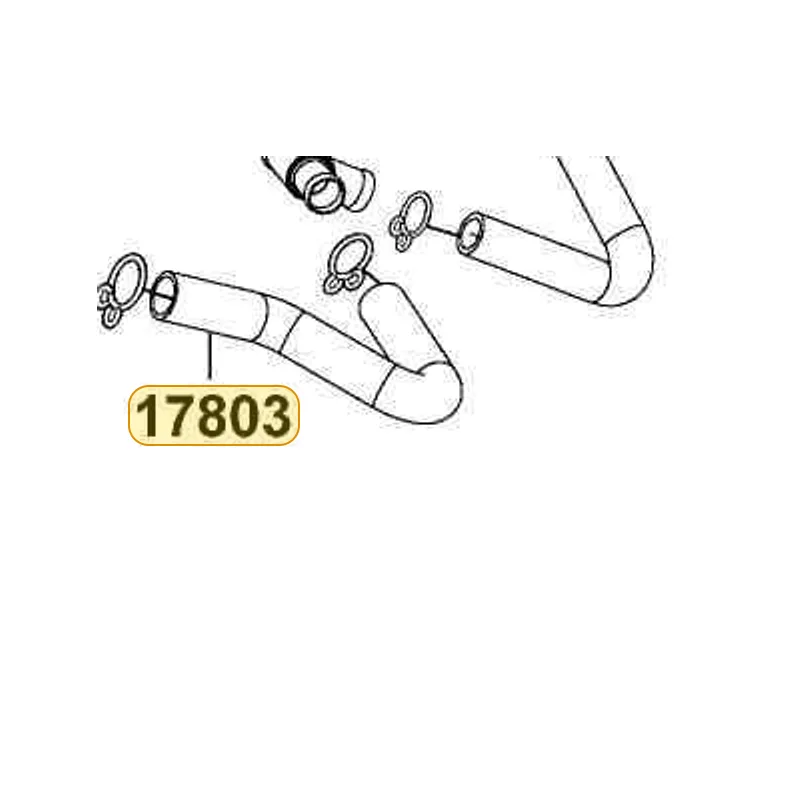 17803-KED9-M30 TUBE ASSY DARIN-CATCH — diagram cutout