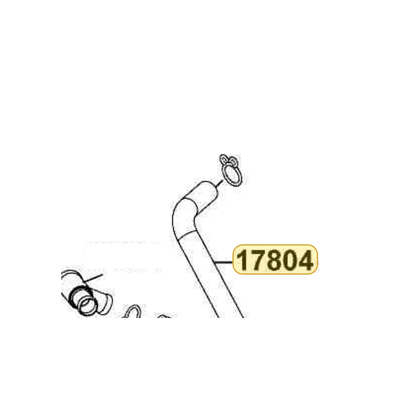 17804-KED9-M30 TUBE ASSY CATCH-2 ND CANISTER — diagram cutout