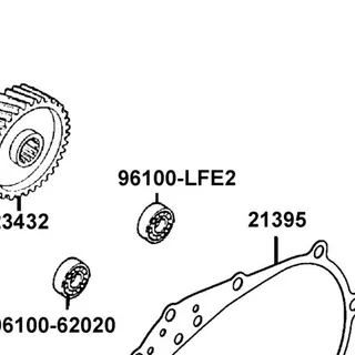 96100-LFE2-C00 BEARING BALL RADIAL TMB2/22CC4 — diagram cutout