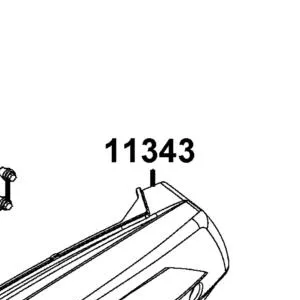 11343-AEB9-E00-N1R PLATE L COVER — diagram cutout