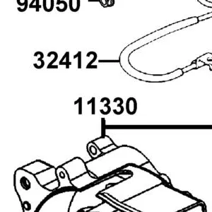 11330-LEB1-C00 COVER COMP R CRANK CASE — diagram cutout