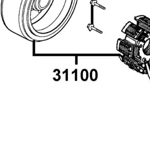 31100-AEB9-E00 AC GEN ASS'Y — diagram cutout