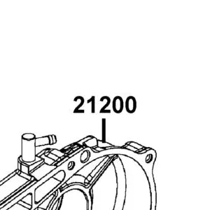 21200-AEB9-E00 CASE COMP MISSION — diagram cutout