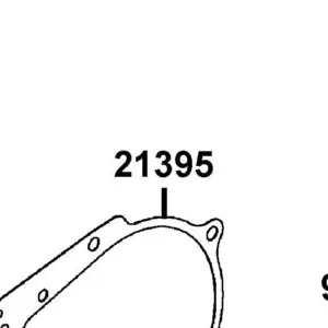 21395-AEB9-E00 GASKET MISSION CASE — diagram cutout