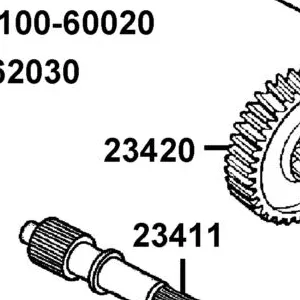 23420-AEB9-E00 SHAFT COMP COUNTER — diagram cutout