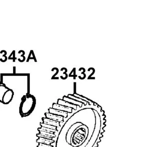 23432-AEB9-E00 GEAR FINALV — diagram cutout