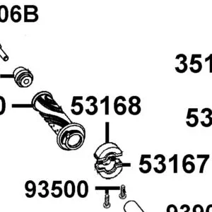 53168-AEB9-E00 HOUSING UP THROT — diagram cutout