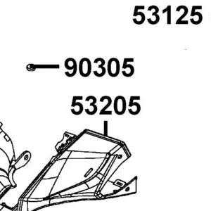 53205-AHJ2-E11-BHP "COVER UP , HANDLE FR" — diagram cutout