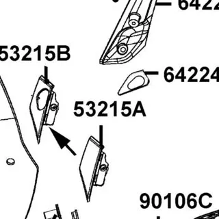 53215-AHJ2-E11-85P LID R FR. COVER — diagram cutout