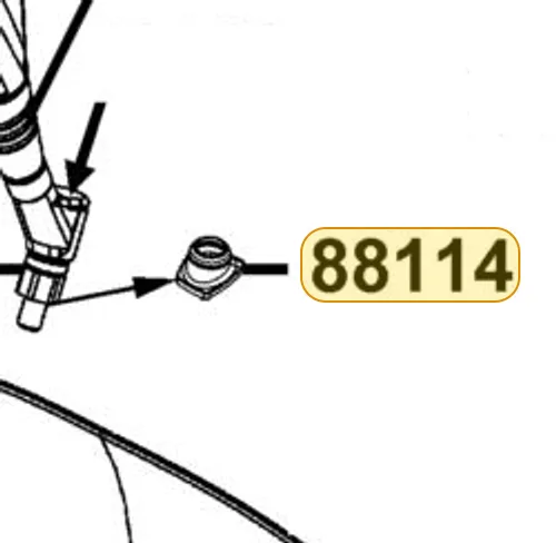 88114-AEB9-E00 Boots Mirror Right — diagram cutout
