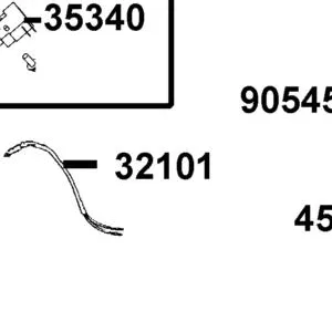 32101-GFY6-C00 SUB CORD R/L