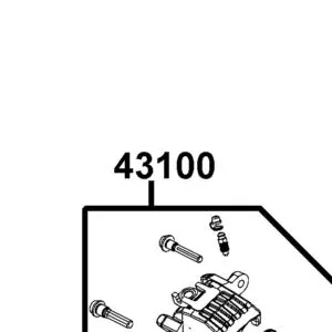 43100-LKG2-C00-NEA CALIPER ASSY RR BRK — diagram cutout