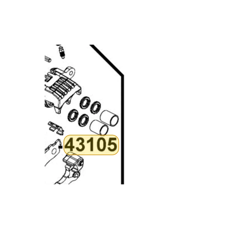 43105-LKG2-305 PAD SET — diagram cutout