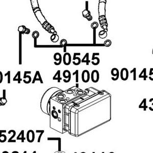 49100-AED9-E10 MODULATOR ASSY ABS — diagram cutout