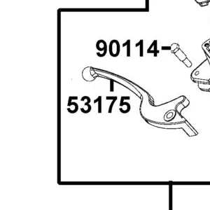53175-KFA5-E11-M3A LEVER R STRG HANDLE — diagram cutout