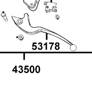 53178-KFC8-E11-M3A LEVER L STRG HANDLE — diagram cutout