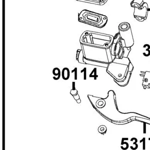 90114-1F66-C00 BOLT HANDLE LEVER — diagram cutout