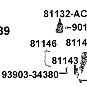 81146-AEB9-E00 SEAL INNER BOX — diagram cutout
