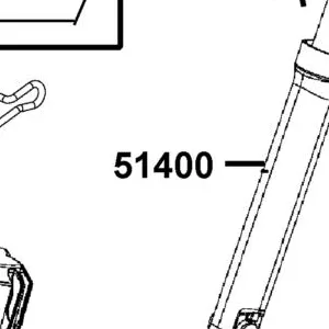 51400-AEB9-M30-HLA FORK ASSY RH FR — diagram cutout