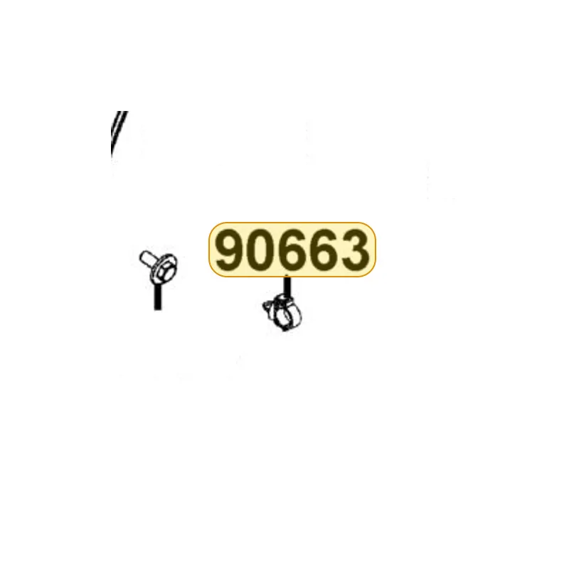 90663-AEB9-E00 CLIP — diagram cutout