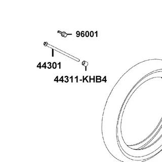 44311-KHB4-C01 COLLAR FR WHEEL SIDE — diagram cutout