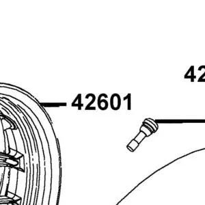 42601-AEB9-E00-N1A WHEEL COMP RR CAST — diagram cutout