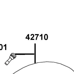 42710-ALJ8-E10 TIRE ASSY RR 120/80-14 — diagram cutout