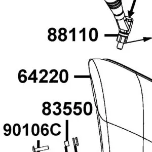 64220-AEB9-E01 "ASSY.,WIND SCREEN" — diagram cutout