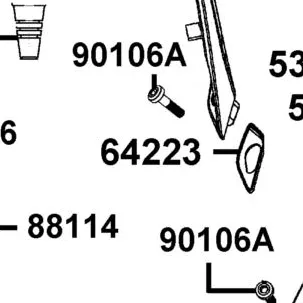 64223-AEB9-E00 "RUBBER R., HOLDER" — diagram cutout