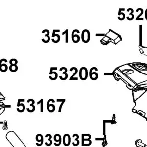 53206-AEB9-E00-79P COVER HANDLE RR — diagram cutout