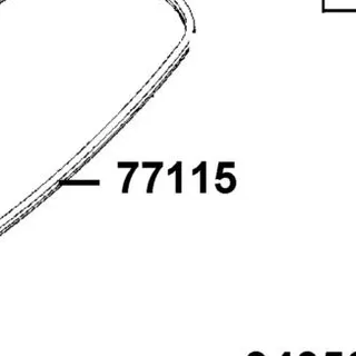 77115-AEB9-E00 RUBBER SEAL — diagram cutout