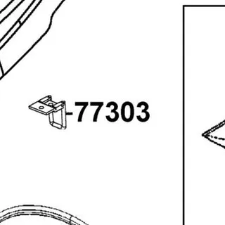 77303-ZZA6-C00 HINGE RR SEAT — diagram cutout