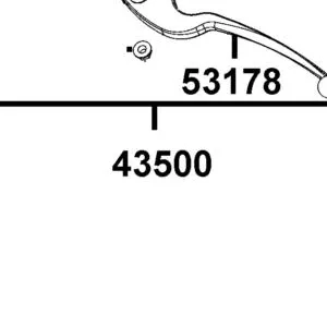 43500-AEB9-M30 M/C ASSY., REAR — diagram cutout