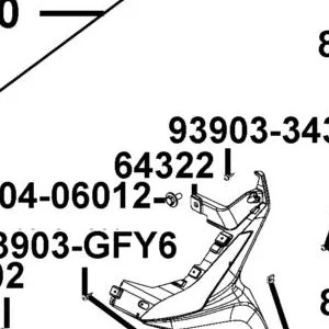 64322-AEB9-E00-79P "MOLDING, L FR." — diagram cutout