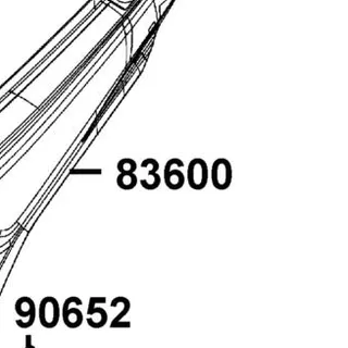 83600-AEB9-E00-BHP COVER L BODY — diagram cutout