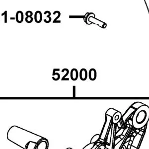 52000-ADD1-E00 FORK ASSY, RR — diagram cutout