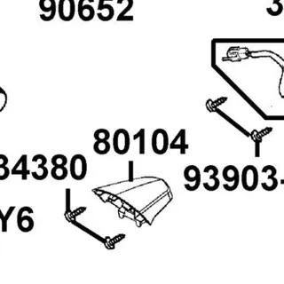 80104-AEB9-E00-N1R "COVER,LIGHT ASSY LICENSE" — diagram cutout