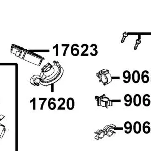 17623-KKE5-E01-HLP COLLAR FUEL CAP — diagram cutout