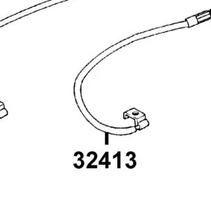 32413-AEB9-E00 CABLE EARTH — diagram cutout