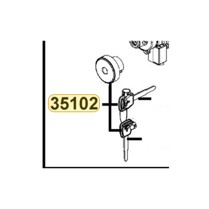 35102-ALL1-C00 SHUTTER SET MAGNETIC LOCK — diagram cutout
