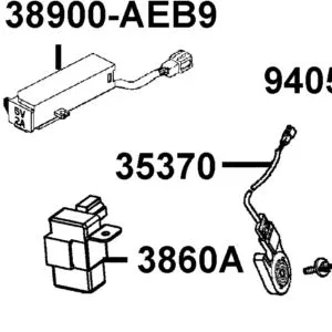 35370-AEB9-E00 SW UNIT., SIDE STAND — diagram cutout