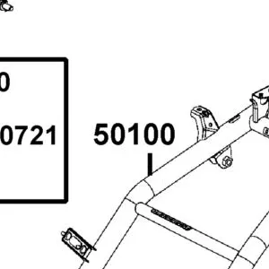 50100-AEB9-M30 BODY COMP FRAME — diagram cutout