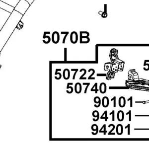 50722-AEB9-E00 STAY L RR STERP — diagram cutout