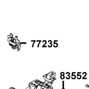 77235-LFD6-C50 STAY HELMENT HOLDER — diagram cutout