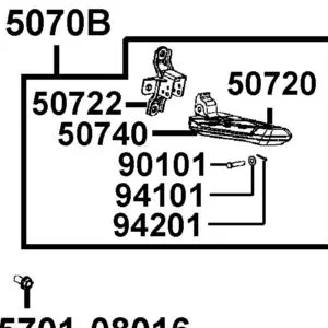90101-LHM2-C02 SCREW TAPPPING 5*10 — diagram cutout