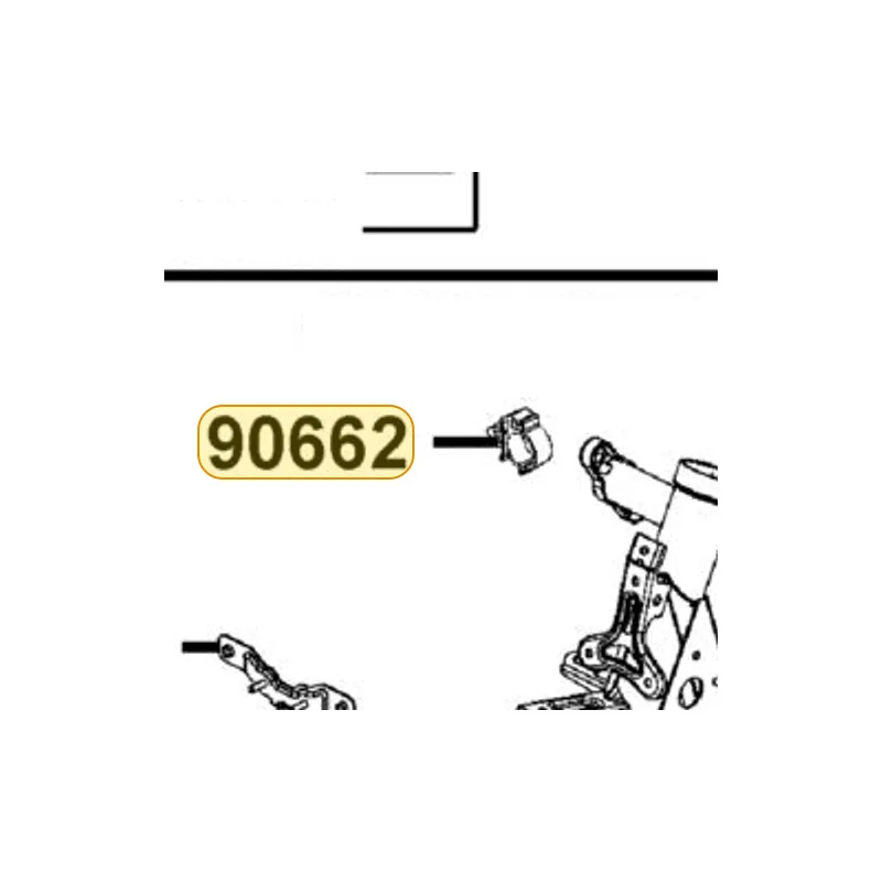 90662-LHJ3-900 CLIP — diagram cutout