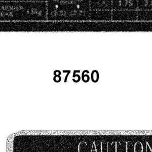 87560-AEB9-E00-T01 MARK DRIVE CAUTION — diagram cutout