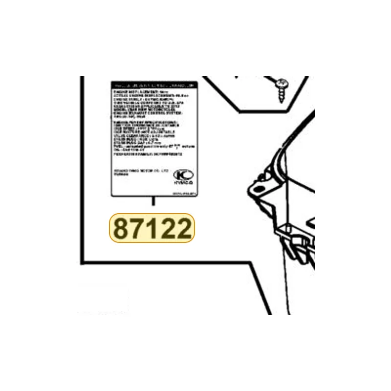 87122-LEA3-MG0-T01 MARK EVAPORATIVE E/M — diagram cutout