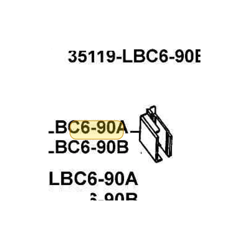 35104-LBC6-90A PLATE COVER FUEL CAP CABLE — diagram cutout