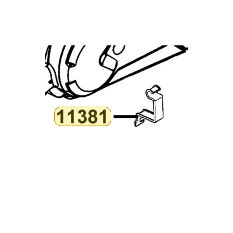 11381-KHB4-C00 "CLAMPER, THROTTLE CABLE" — diagram cutout